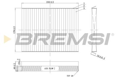 BREMSI FC0091C Číslo výrobce: AB0091C. EAN: 8050141084799.