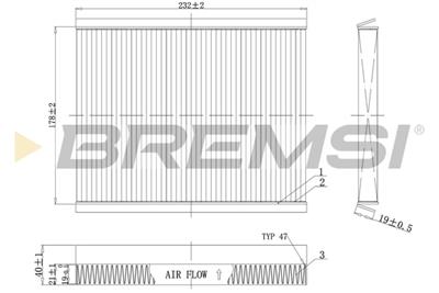 BREMSI FC0091 Číslo výrobce: AB0091. EAN: 8050141084782.