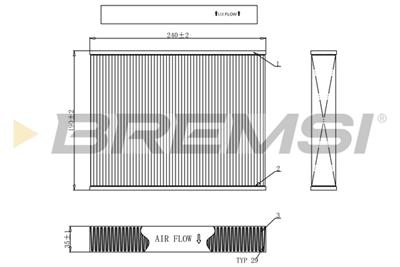 BREMSI FC0092C Číslo výrobce: AB0092C. EAN: 8050141084829.