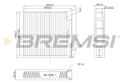 BREMSI FC0093C Číslo výrobce: AB0093C. EAN: 8050141084850.