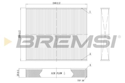 BREMSI FC0094C Číslo výrobce: AB0094C. EAN: 8050141084881.