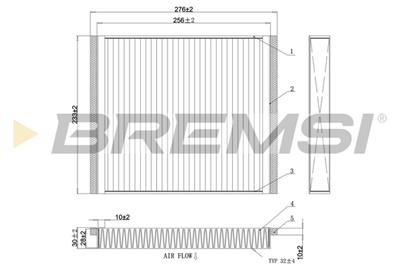 BREMSI FC0107A Číslo výrobce: AB0107A. EAN: 8050141084966.