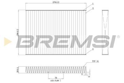 BREMSI FC0181C Číslo výrobce: AB0181C. EAN: 8050141085208.