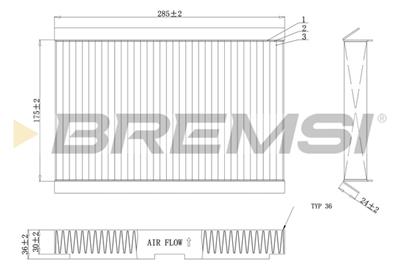 BREMSI FC0185C Číslo výrobce: AB0185C. EAN: 8050141085260.