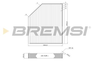 BREMSI FC0406C Číslo výrobce: AB0406C. EAN: 8050141085406.