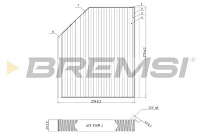 BREMSI FC0406 Číslo výrobce: AB0406. EAN: 8050141085383.