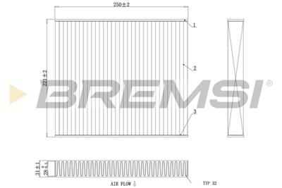 BREMSI FC0416C Číslo výrobce: AB0416C. EAN: 8050141085550.