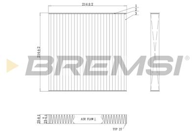 BREMSI FC0439C Číslo výrobce: AB0439C. EAN: 8050141085802.