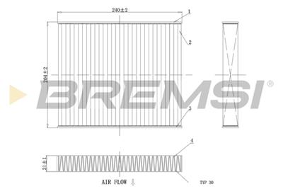 BREMSI FC0449C Číslo výrobce: AB0449C. EAN: 8050141085956.