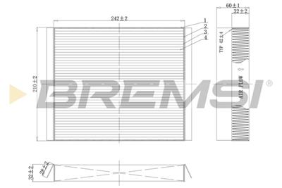 BREMSI FC0501 Číslo výrobce: AB0501. EAN: 8050141086472.