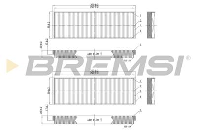 BREMSI FC0851 Číslo výrobce: AB0851. EAN: 8050141086533.