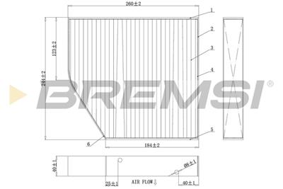 BREMSI FC0875C Číslo výrobce: AB0875C. EAN: 8050141086809.