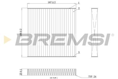 BREMSI FC0892C Číslo výrobce: AB0892C. EAN: 8050141087011.