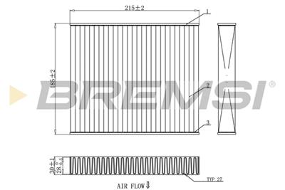 BREMSI FC0910C Číslo výrobce: AB0910C. EAN: 8050141087202.