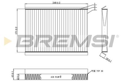 BREMSI FC0929C Číslo výrobce: AB0929C. EAN: 8050141087417.
