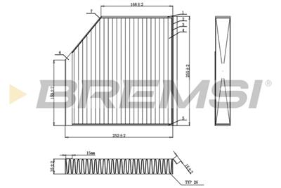 BREMSI FC0939C Číslo výrobce: AB0939C. EAN: 8050141087523.