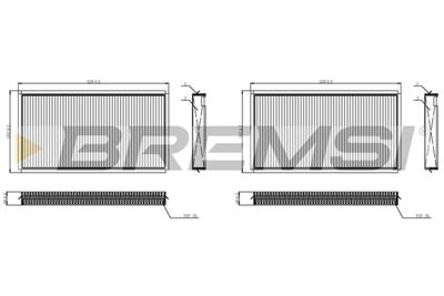 BREMSI FC0950C Číslo výrobce: AB0950C. EAN: 8050141087653.