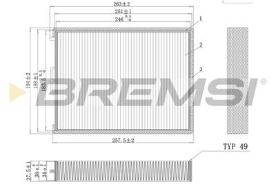 BREMSI FC0990 Číslo výrobce: AB0990. EAN: 8050141088018.