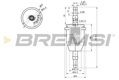 BREMSI FE0034 Číslo výrobce: SE0034. EAN: 8050141089305.