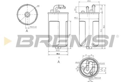BREMSI FE0054 Číslo výrobce: SE0054. EAN: 8050141089503.