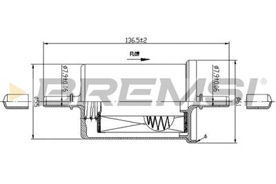 BREMSI FE0061 Číslo výrobce: SE0061. EAN: 8050141089572.
