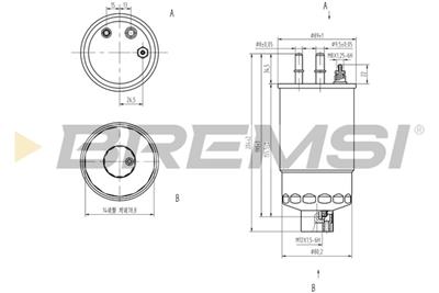 BREMSI FE0158 Číslo výrobce: SE0158. EAN: 8050141089763.