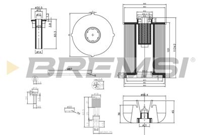 BREMSI FE0337 Číslo výrobce: SE0337. EAN: 8050141089961.
