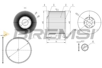 BREMSI FE0343 Číslo výrobce: SE0343. EAN: 8050141090028.
