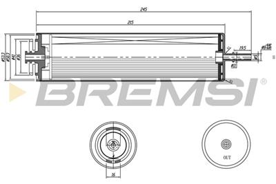BREMSI FE0353 Číslo výrobce: SE0353. EAN: 8050141090127.