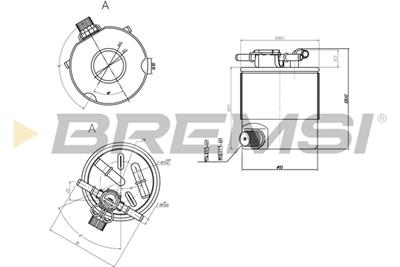 BREMSI FE0357 Číslo výrobce: SE0357. EAN: 8050141090165.