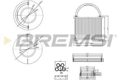 BREMSI FE0762 Číslo výrobce: SE0762. EAN: 8050141090622.