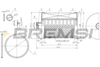 BREMSI FE0771 Číslo výrobce: SE0771. EAN: 8050141090714.