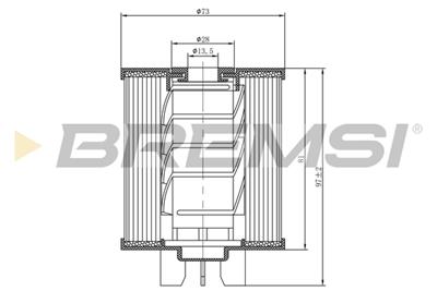 BREMSI FE0775 Číslo výrobce: SE0775. EAN: 8050141090752.