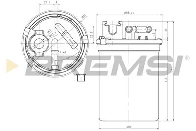 BREMSI FE0780 Číslo výrobce: SE0780. EAN: 8050141090806.