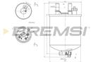 BREMSI FE0785