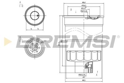 BREMSI FE0789 Číslo výrobce: SE0789. EAN: 8050141090899.