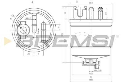 BREMSI FE0809 Číslo výrobce: SE0809. EAN: 8050141091094.