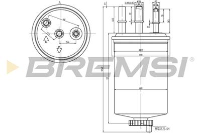 BREMSI FE0828 Číslo výrobce: SE0828. EAN: 8050141091285.