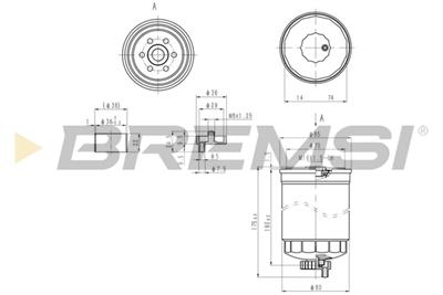 BREMSI FE1316 Číslo výrobce: SE1316. EAN: 8050141091575.