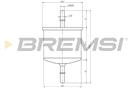 BREMSI FE1887