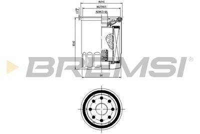 BREMSI FL0025 Číslo výrobce: SL0025. EAN: 8050141093111.