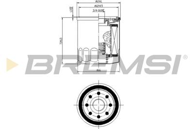 BREMSI FL0026 Číslo výrobce: SL0026. EAN: 8050141093128.