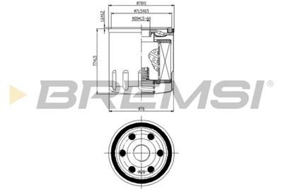 BREMSI FL0145 Číslo výrobce: SL0145. EAN: 8050141093319.