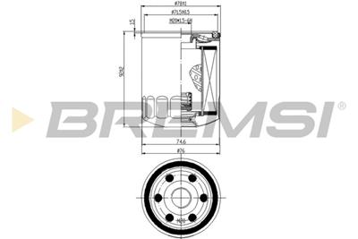 BREMSI FL0300 Číslo výrobce: SL0300. EAN: 8050141093814.