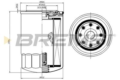 BREMSI FL0301 Číslo výrobce: SL0301. EAN: 8050141093821.