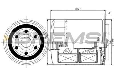 BREMSI FL0711 Číslo výrobce: SL0711. EAN: 8050141094309.