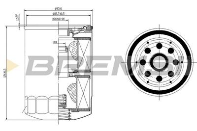 BREMSI FL1422 Číslo výrobce: SL1422. EAN: 8050141095245.