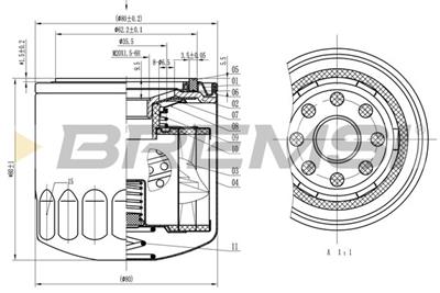 BREMSI FL1818 Číslo výrobce: SL1818. EAN: 8050141096891.