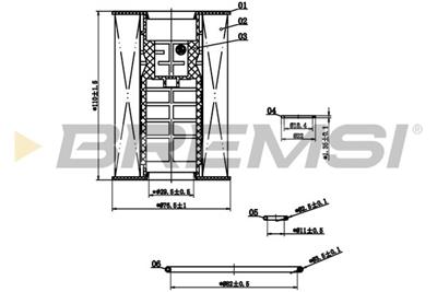 BREMSI FL2904 Číslo výrobce: SL2904. EAN: 8050141368998.