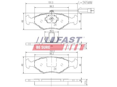FAST FT29086 EAN: 5901797010492.